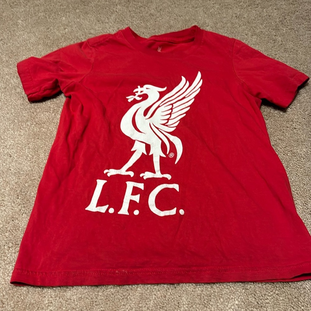 Liverpool youth small Tshirt Mo Salah soft